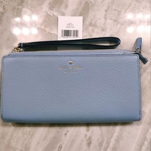 Kate Spade Light Blue Grand Street Layton Wallet